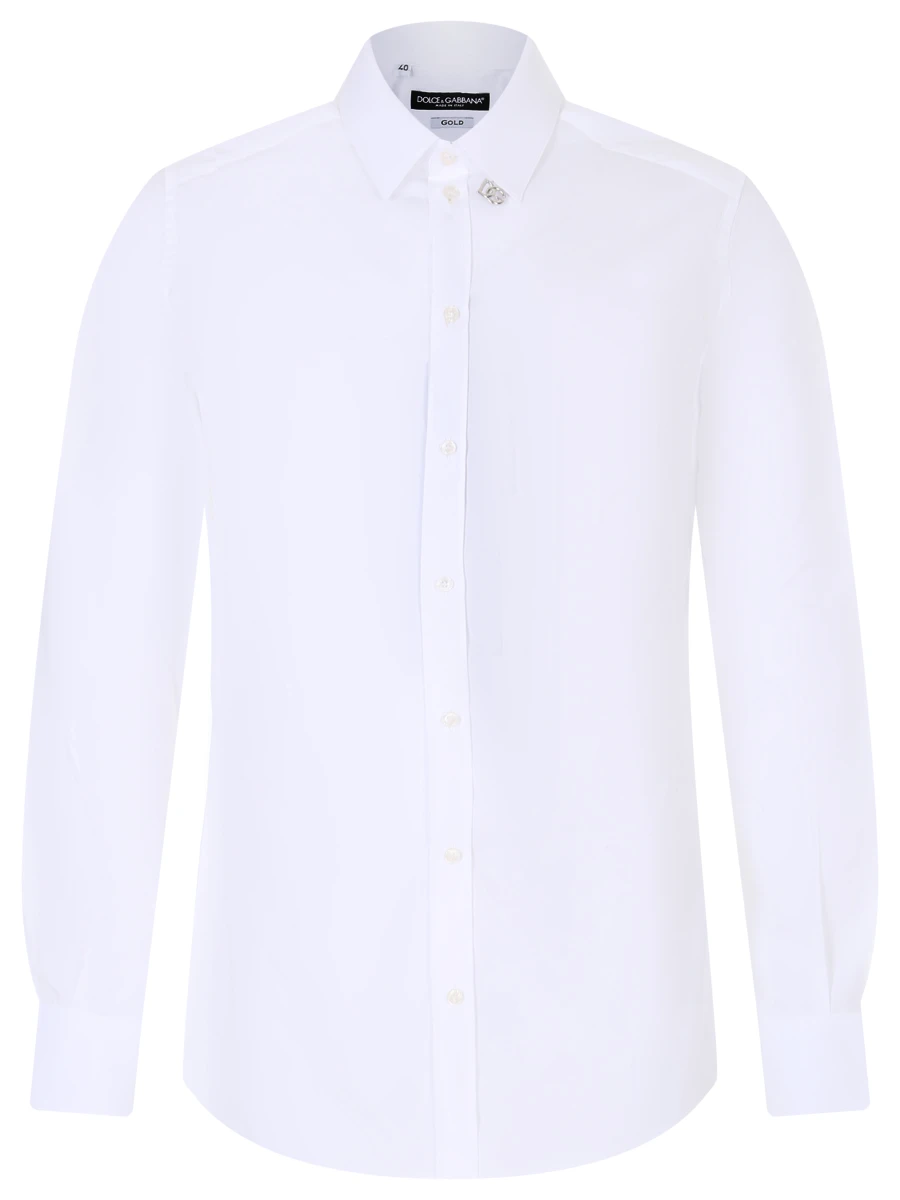 

Рубашка Slim Fit хлопковая, Белый, G5EJ0T GF114 W0800
