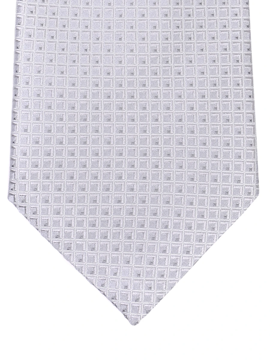 Галстук шелковый CANALI 001000 Клетка  Фото 3