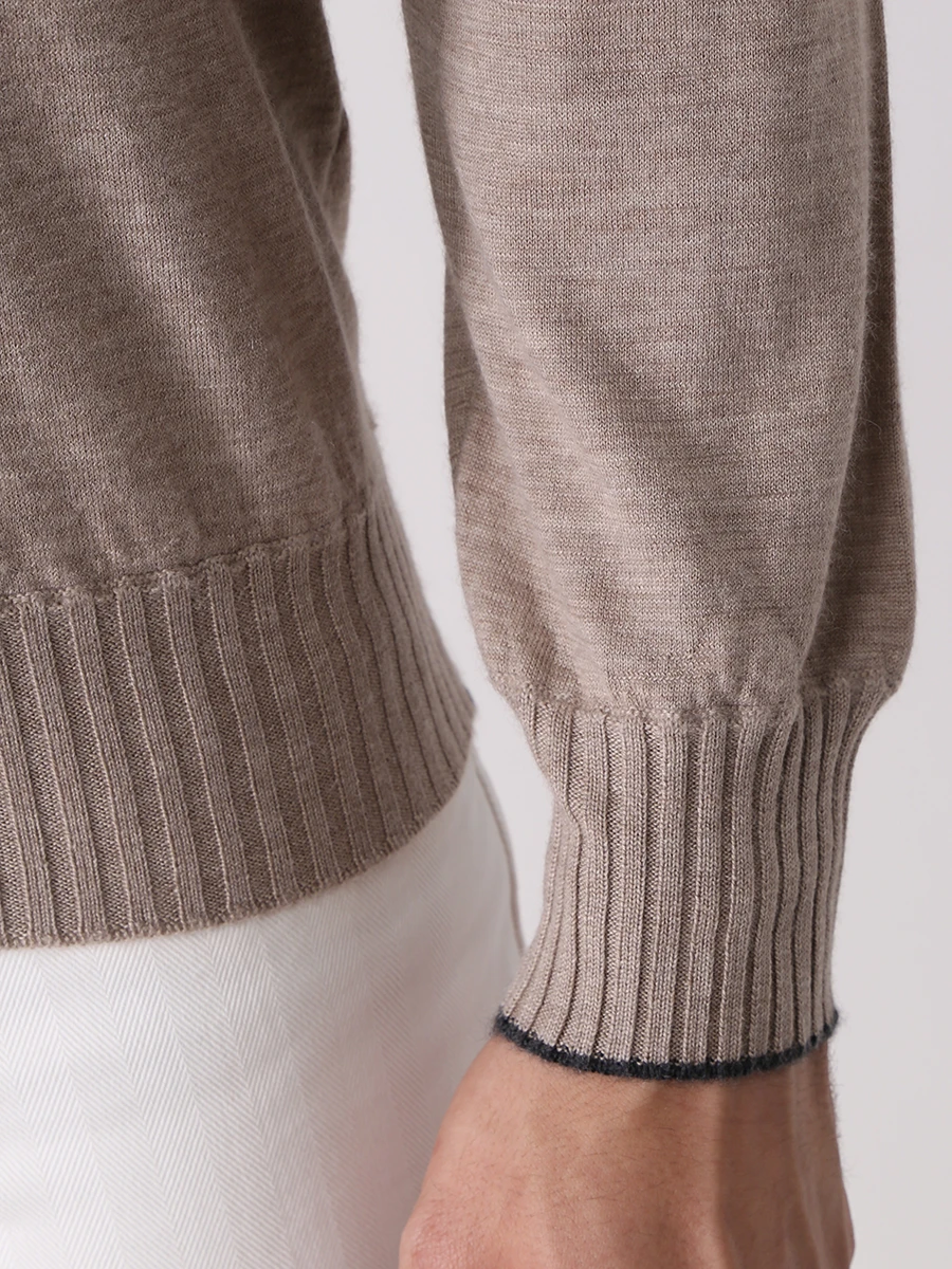 

Джемпер кашемировый, Бежевый, MK00DSOA1 D2