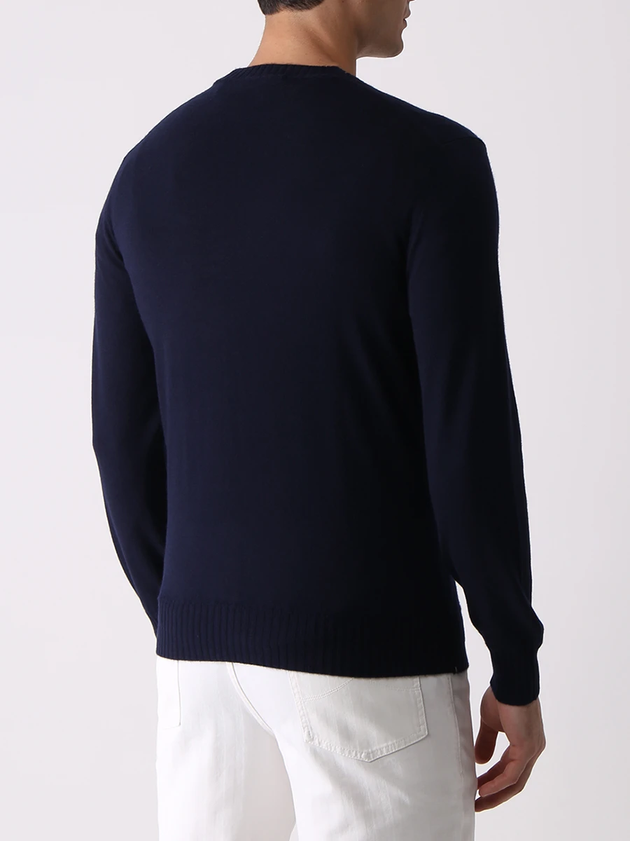 Пуловер кашемировый FIORONI CASHMERE MK00DSOB1 D7 Синий  Фото 3