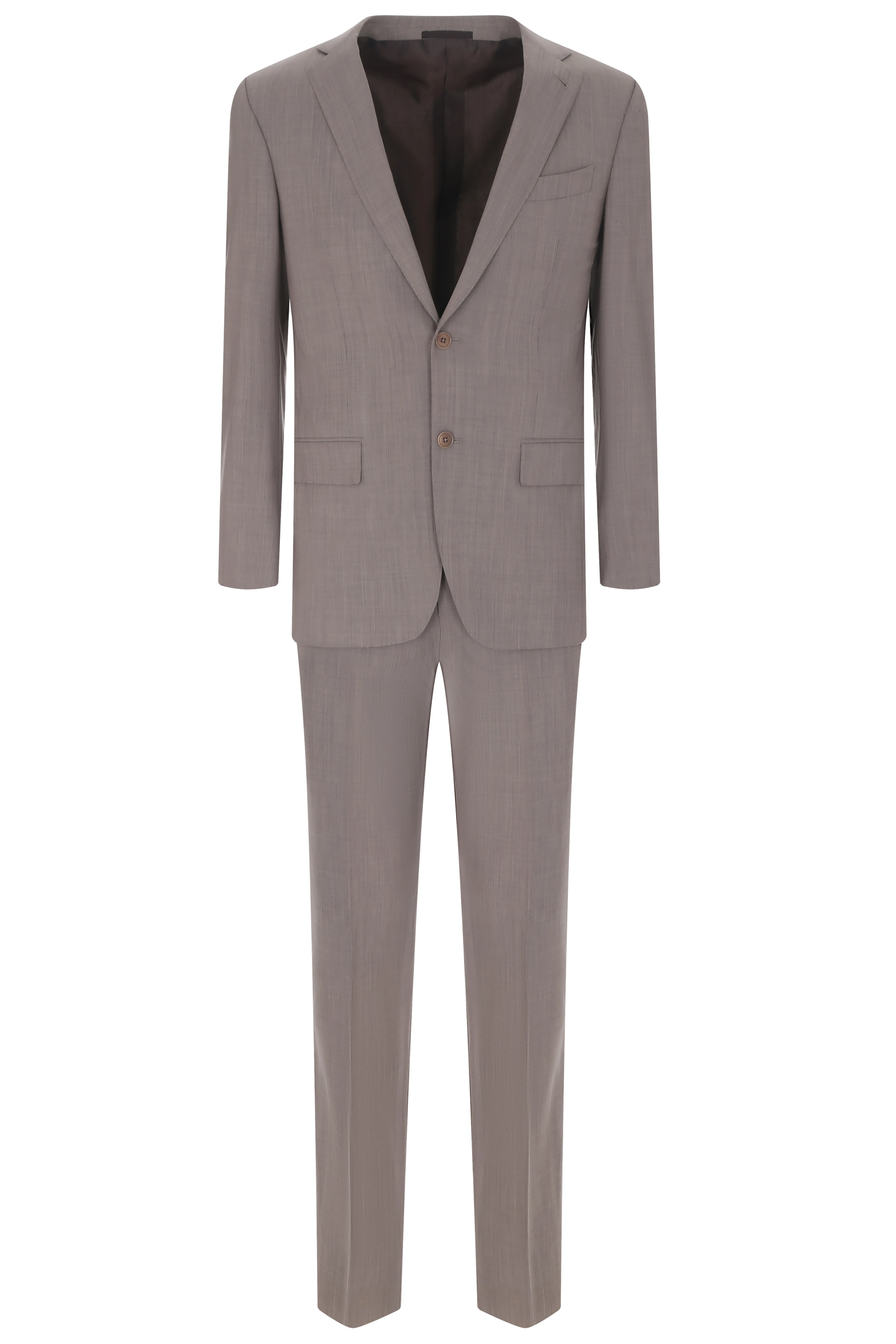 Костюм шерстяной ZEGNA 221225/912548 Серый 