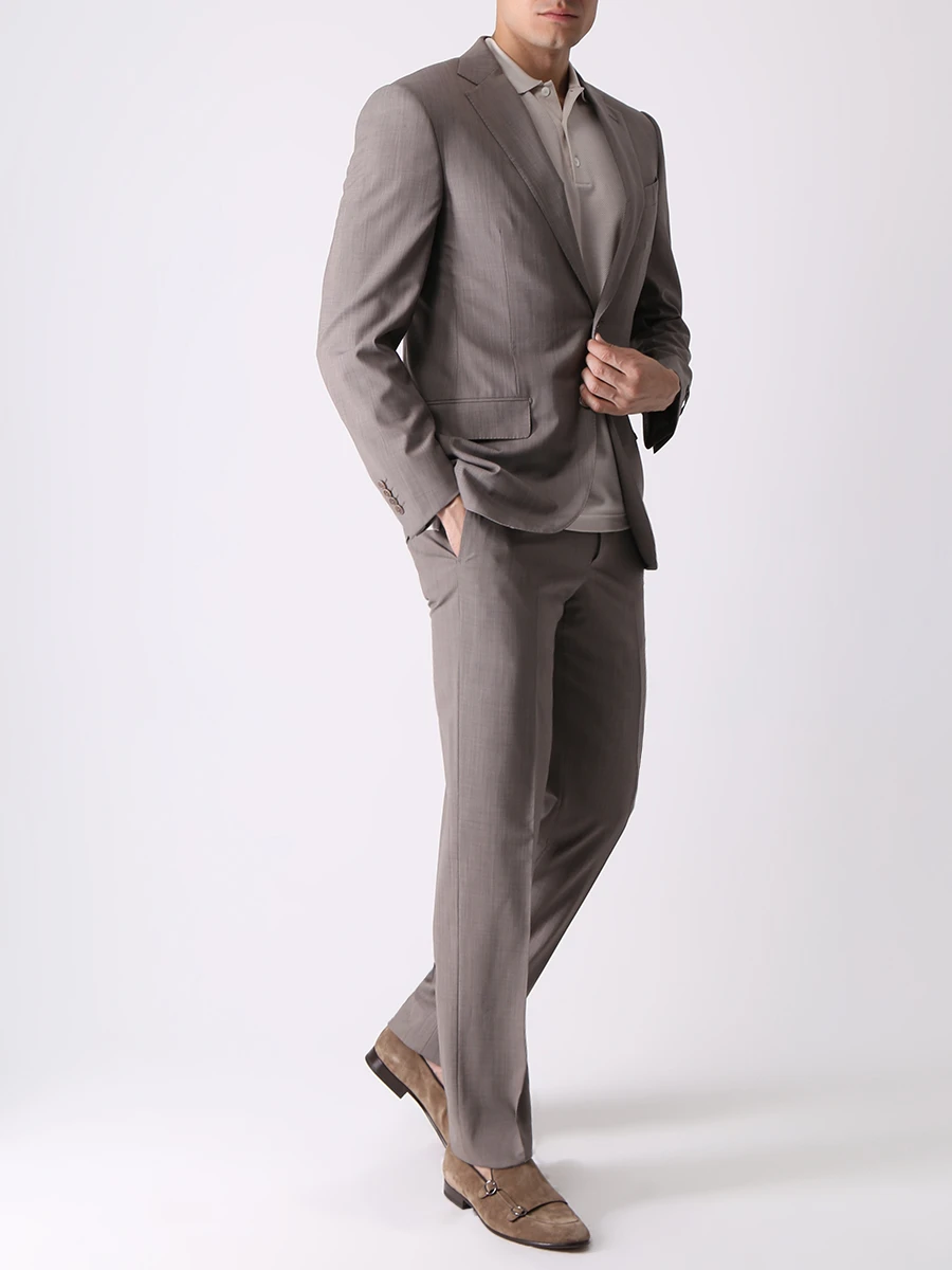 Костюм шерстяной ZEGNA 221225/912548 Серый  Фото 2