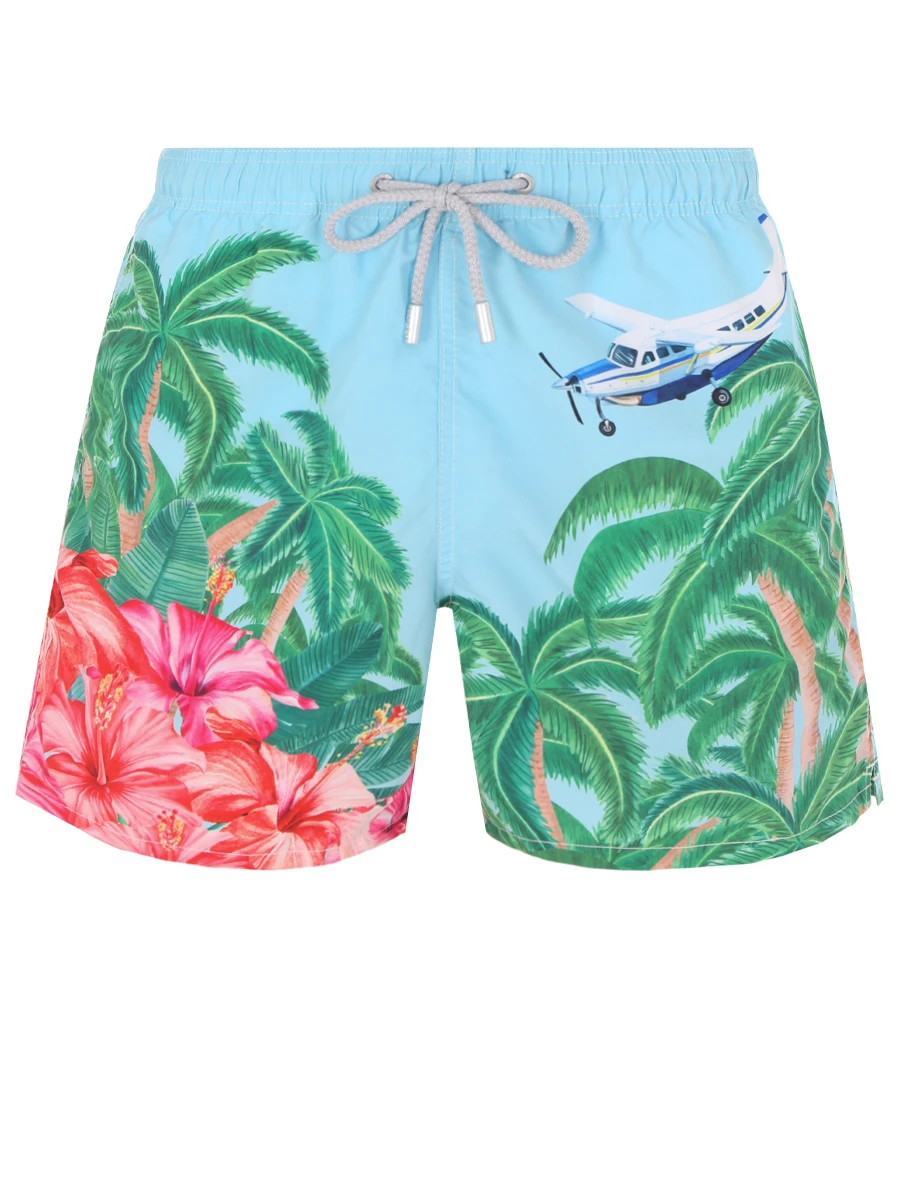 

Шорты плавательные с принтом, Мультиколор, GUS PALM SKYLINE 56 пальмы