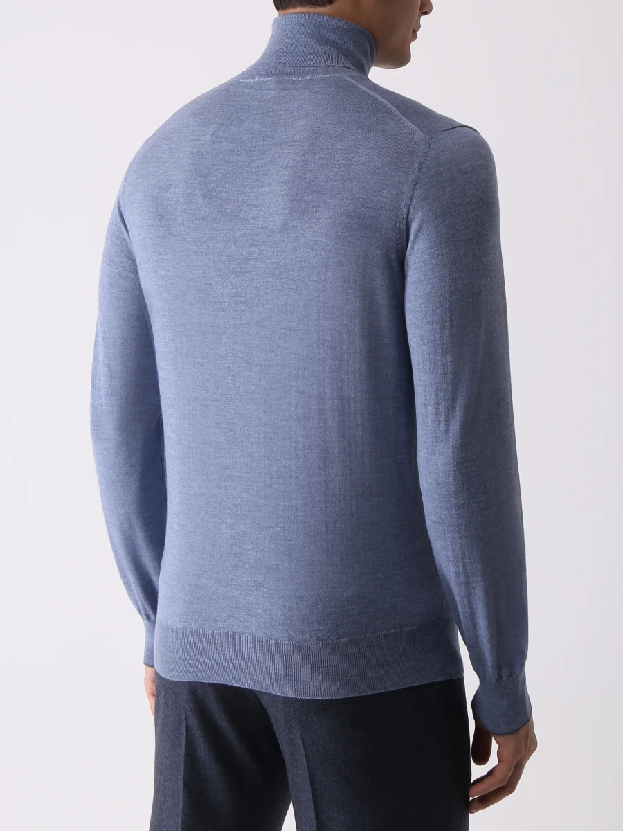Водолазка шерстяная FIORONI CASHMERE MK00TOD3 T13 Голубой  Фото 3