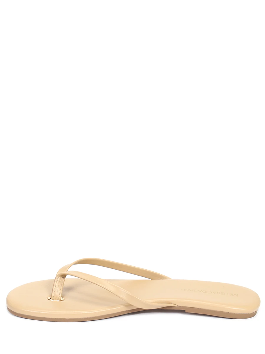 Шлепанцы кожаные MELISSA ODABASH Sandals CR, размер 38, цвет бежевый - фото 3
