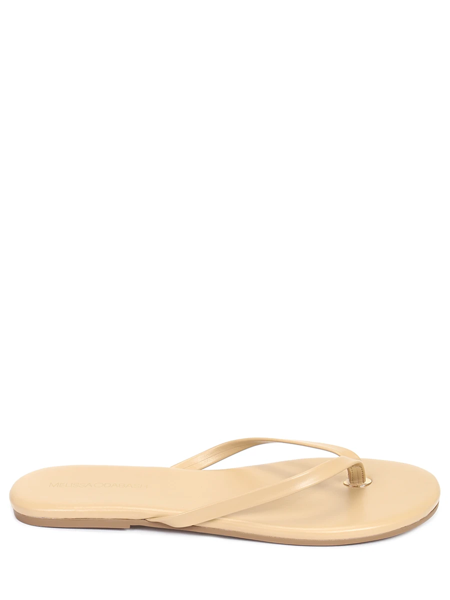 Шлепанцы кожаные MELISSA ODABASH Sandals CR, размер 38, цвет бежевый - фото 1