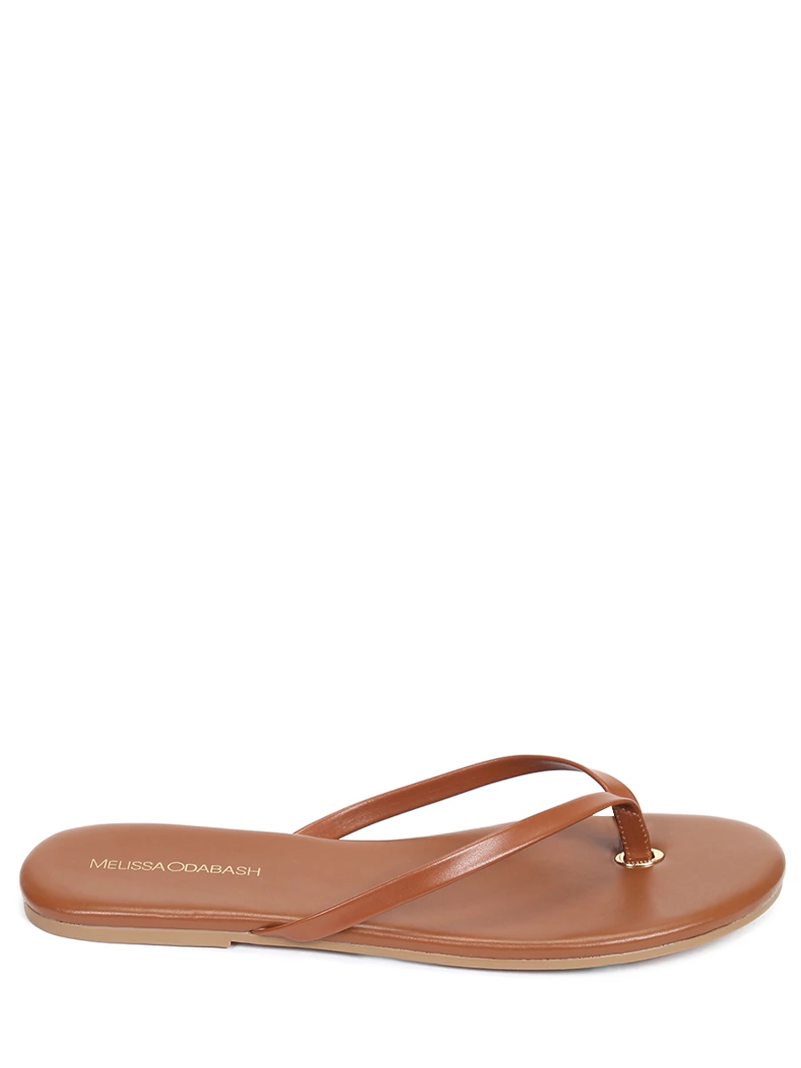 Шлепанцы кожаные MELISSA ODABASH Sandals CR, размер 39, цвет коричневый - фото 1