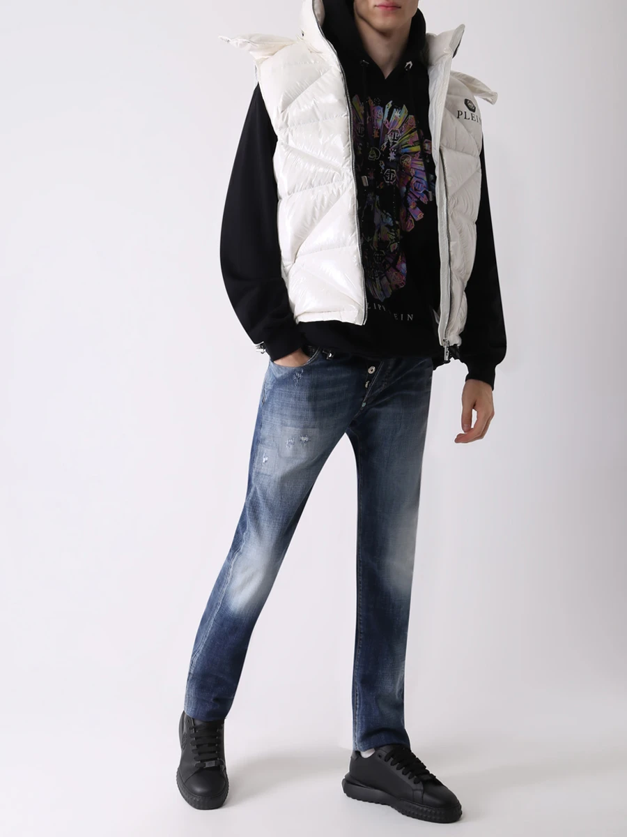Жилет стеганый PHILIPP PLEIN MRB2027/01 Белый  Фото 2