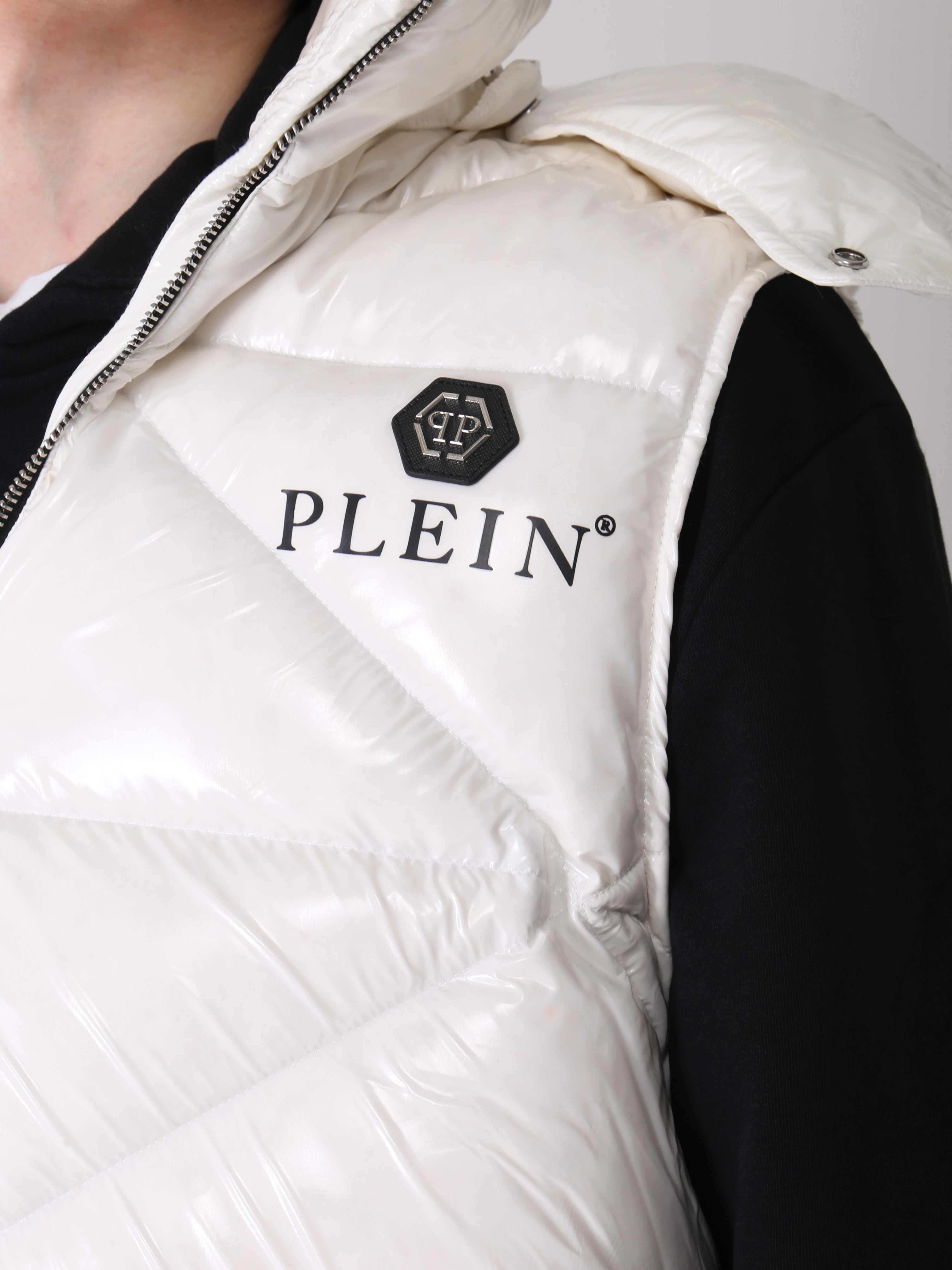 Жилет стеганый PHILIPP PLEIN MRB2027/01 Белый  Фото 5