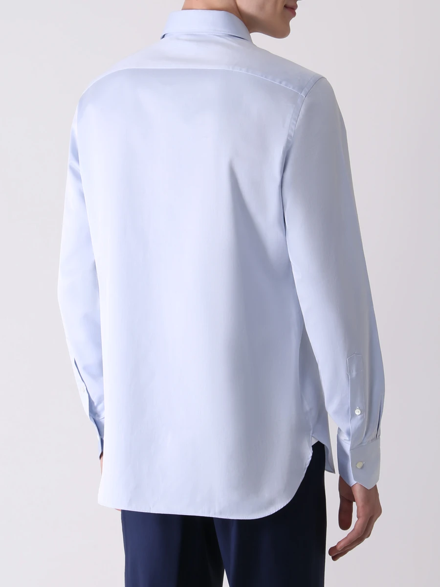 Рубашка Tailored Fit хлопковая ERMENEGILDO ZEGNA 603401, размер 46 - фото 3