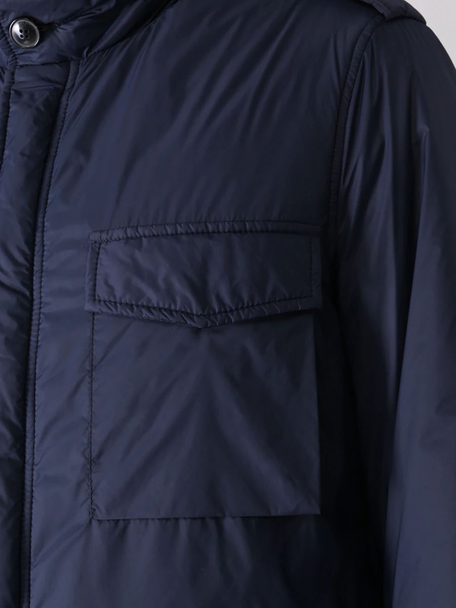 Куртка однотонная MANZONI 24 22PU356-NY6 Синий  Фото 5