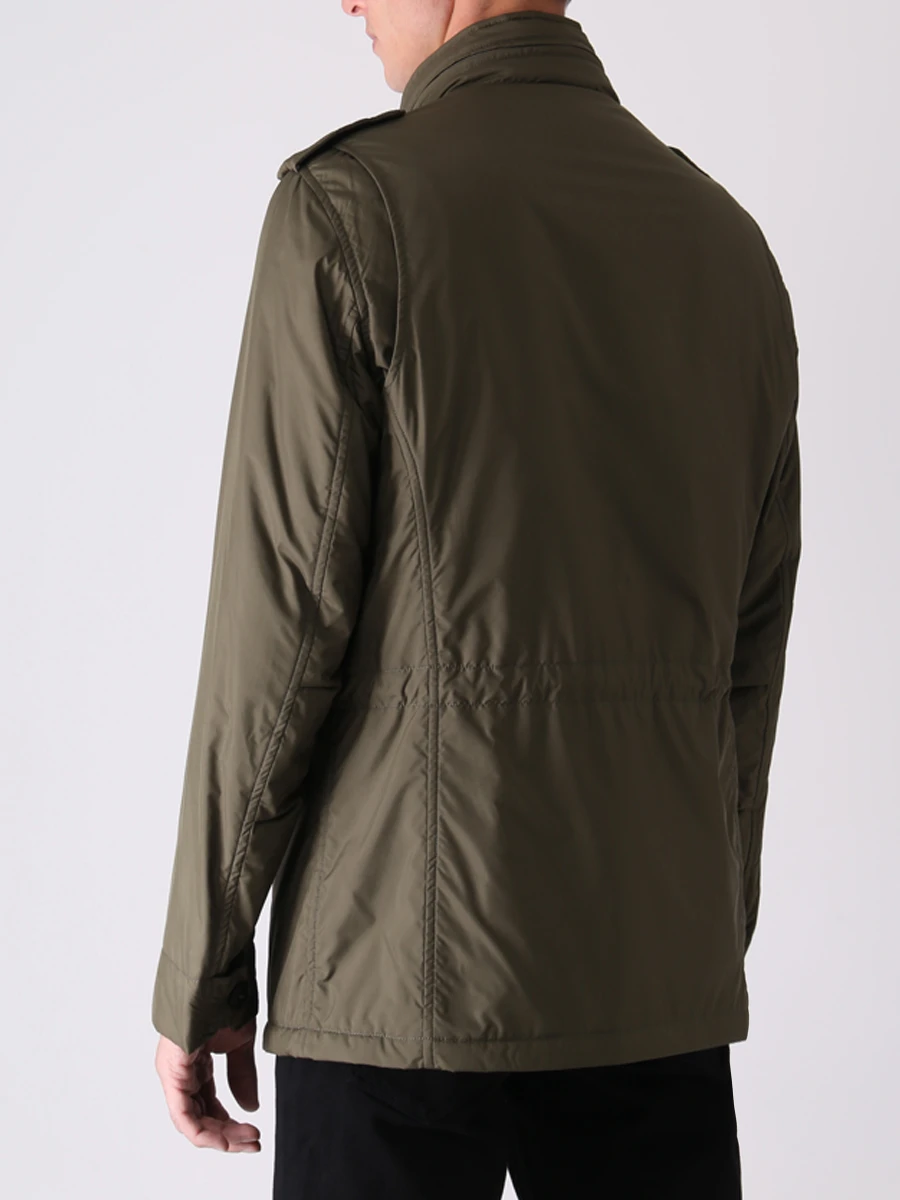 Куртка однотонная MANZONI 24 22PU356-NY6 Зеленый  Фото 3