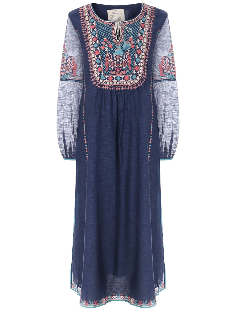 Платье хлопковое с вышивкой ANITA DONGRE