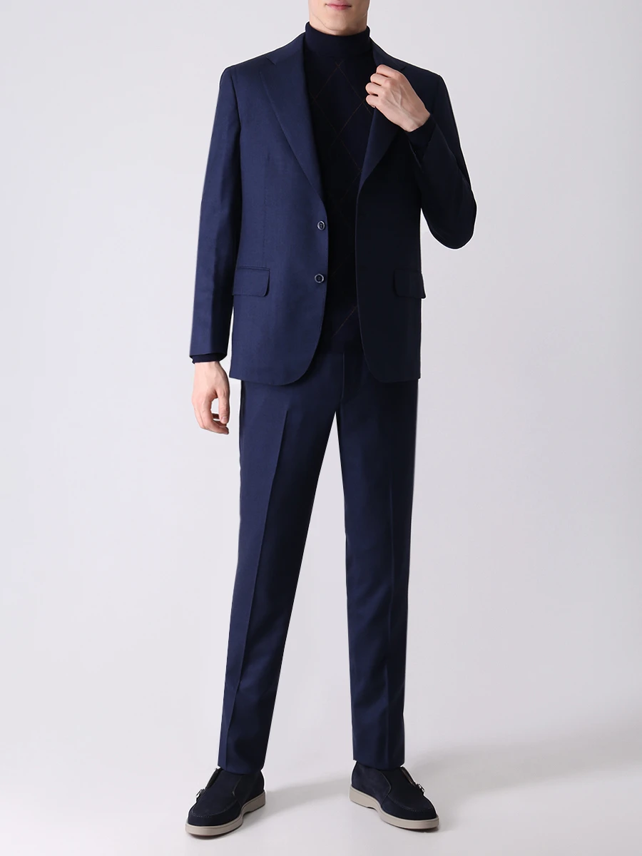 Костюм шерстяной STILE LATINO AUFAUSTO20PAA3 AM21998 B20 Синий  Фото 2
