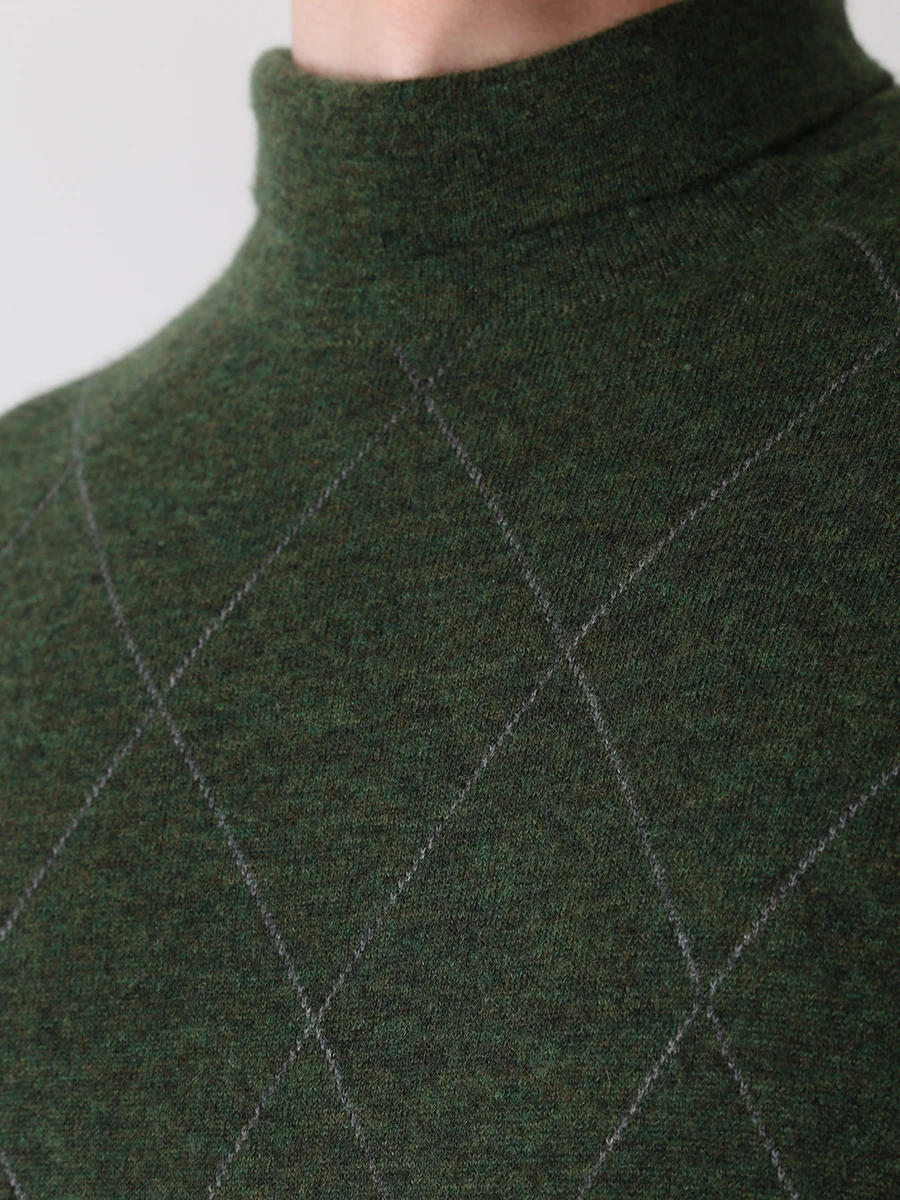 Свитер кашемировый STILE LATINO MU4_DV_SP MGM2222A BM22 Зеленый  Фото 5