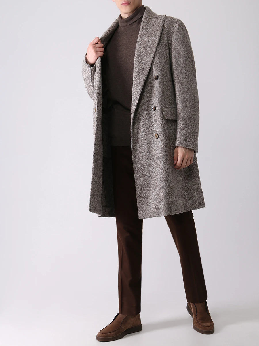 Свитер кашемировый STILE LATINO MU4_DV_SP MGK22007 N18 Коричневый  Фото 2