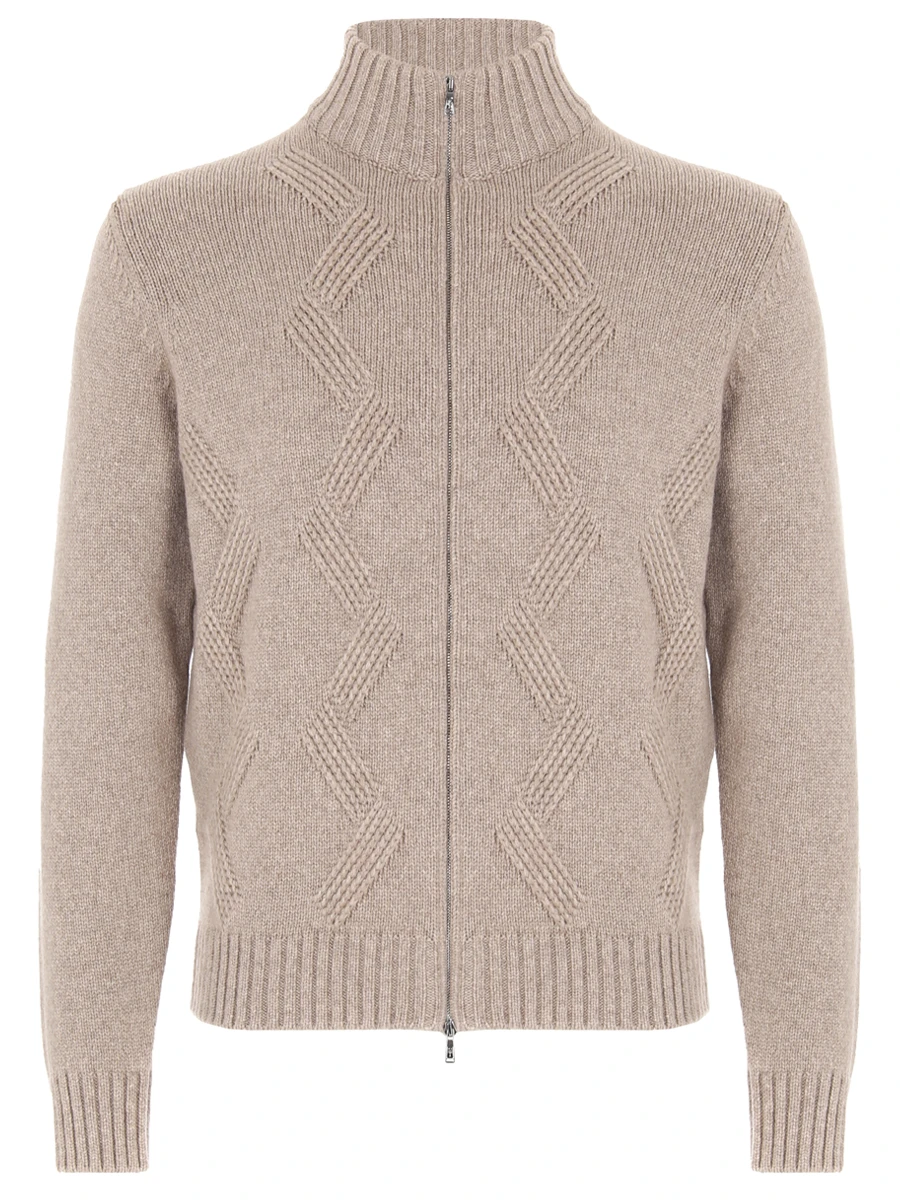 Кардиган кашемировый FIORONI CASHMERE MK25081E1 0003 Бежевый 