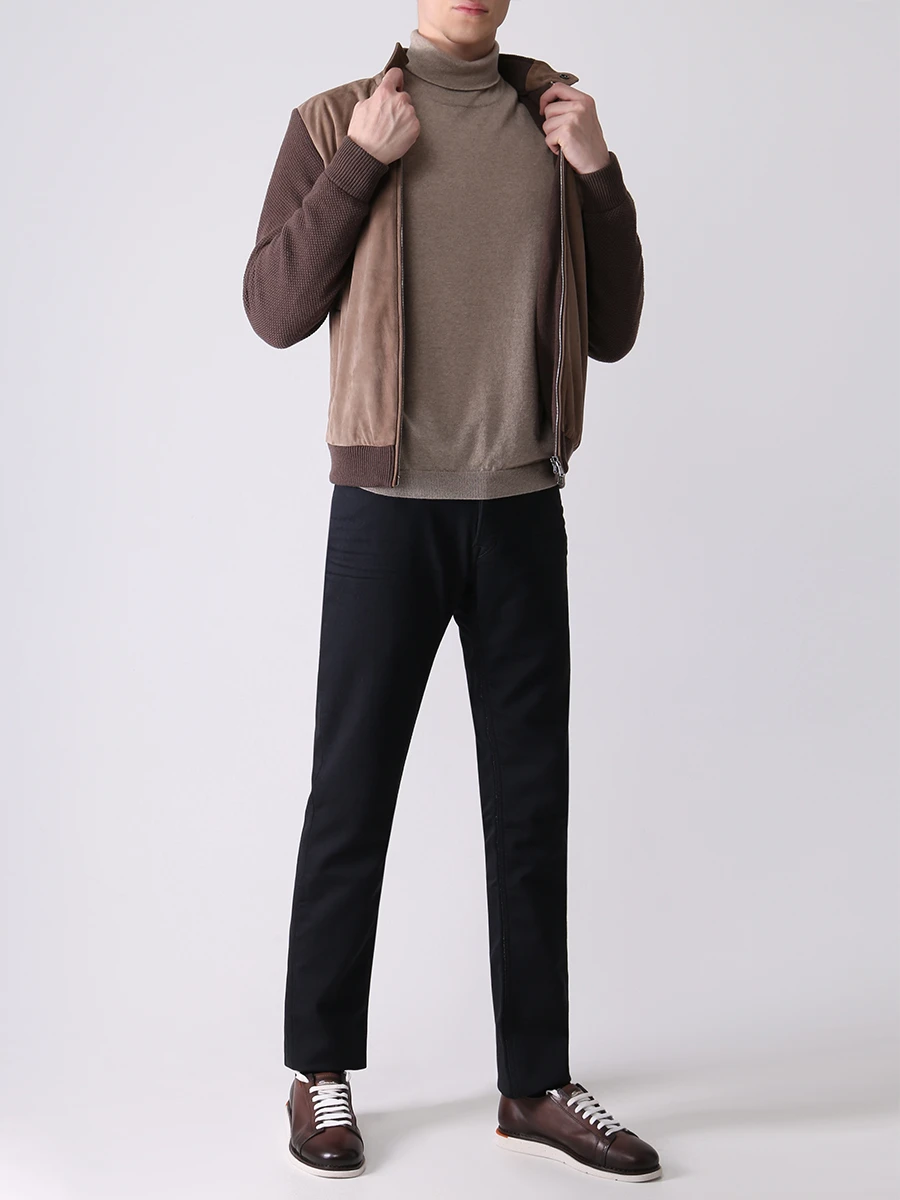 

Кардиган комбинированный, Коричневый, MPT21001E1 0002 TP8.4