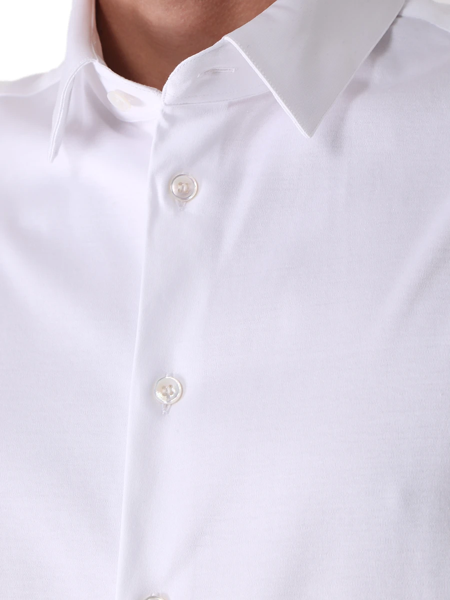 Рубашка Slim Fit хлопковая GIORGIO ARMANI 8WGCCZ97 JZ070 U0BN, размер 56 - фото 5