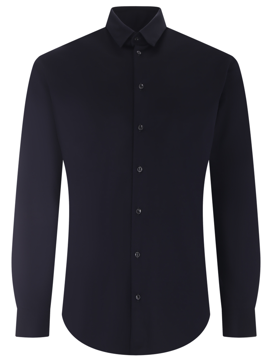 Рубашка Slim Fit хлопковая GIORGIO ARMANI