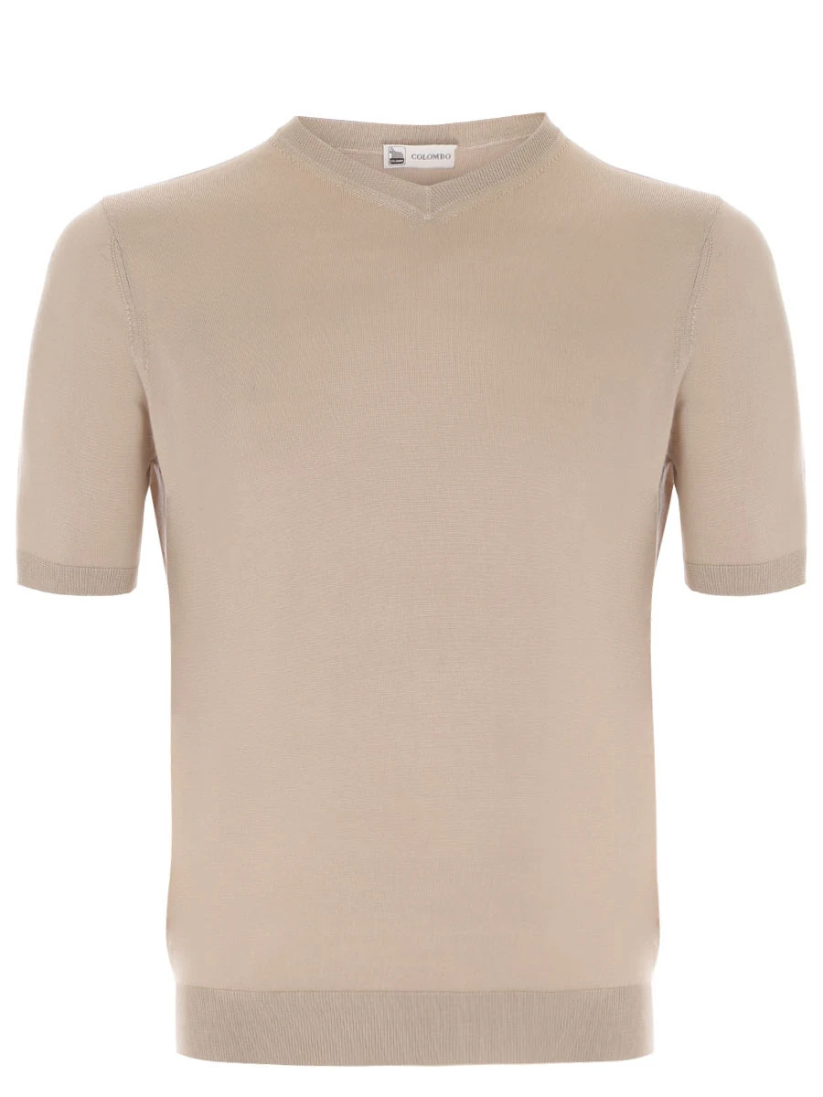 Футболка шелковая COLOMBO MA03184 / - / 4-120SE / 80000 Бежевый 