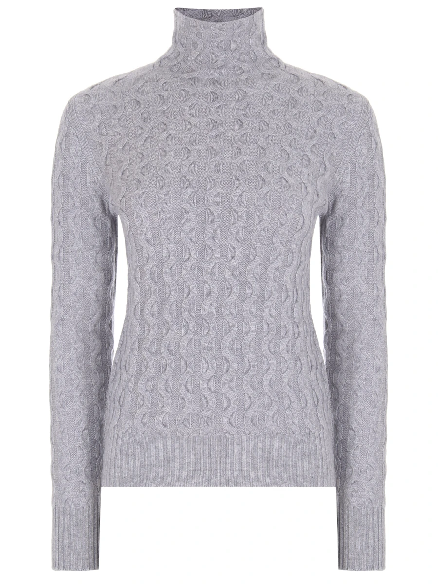 

Свитер кашемировый, Серый, cwn22-014 меланж