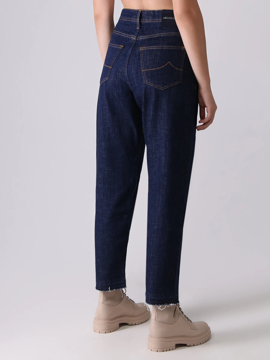 Джинсы хлопковые JACOB COHEN VQ018 03 S3889 Fit Kendall Деним  Фото 3
