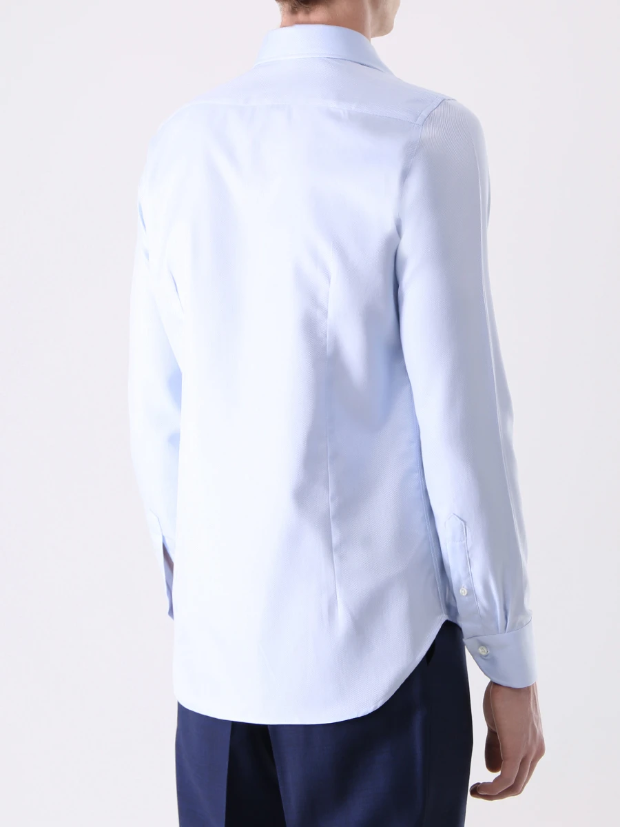 Рубашка Slim Fit хлопковая CANALI GR02633/401/NX05, размер 56, цвет голубой GR02633/401/NX05 - фото 3