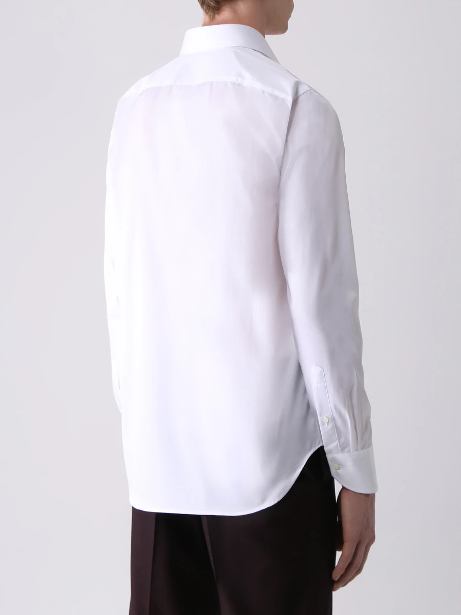 Рубашка Regular Fit хлопковая CANALI GR02629/001/N705, размер 56, цвет белый GR02629/001/N705 - фото 3