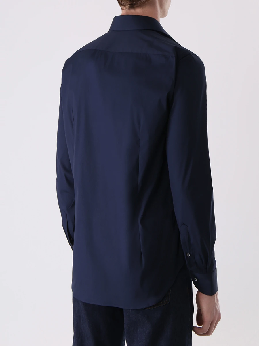 Рубашка Slim Fit хлопковая CANALI GA01222/301/X05, размер 54, цвет синий GA01222/301/X05 - фото 3