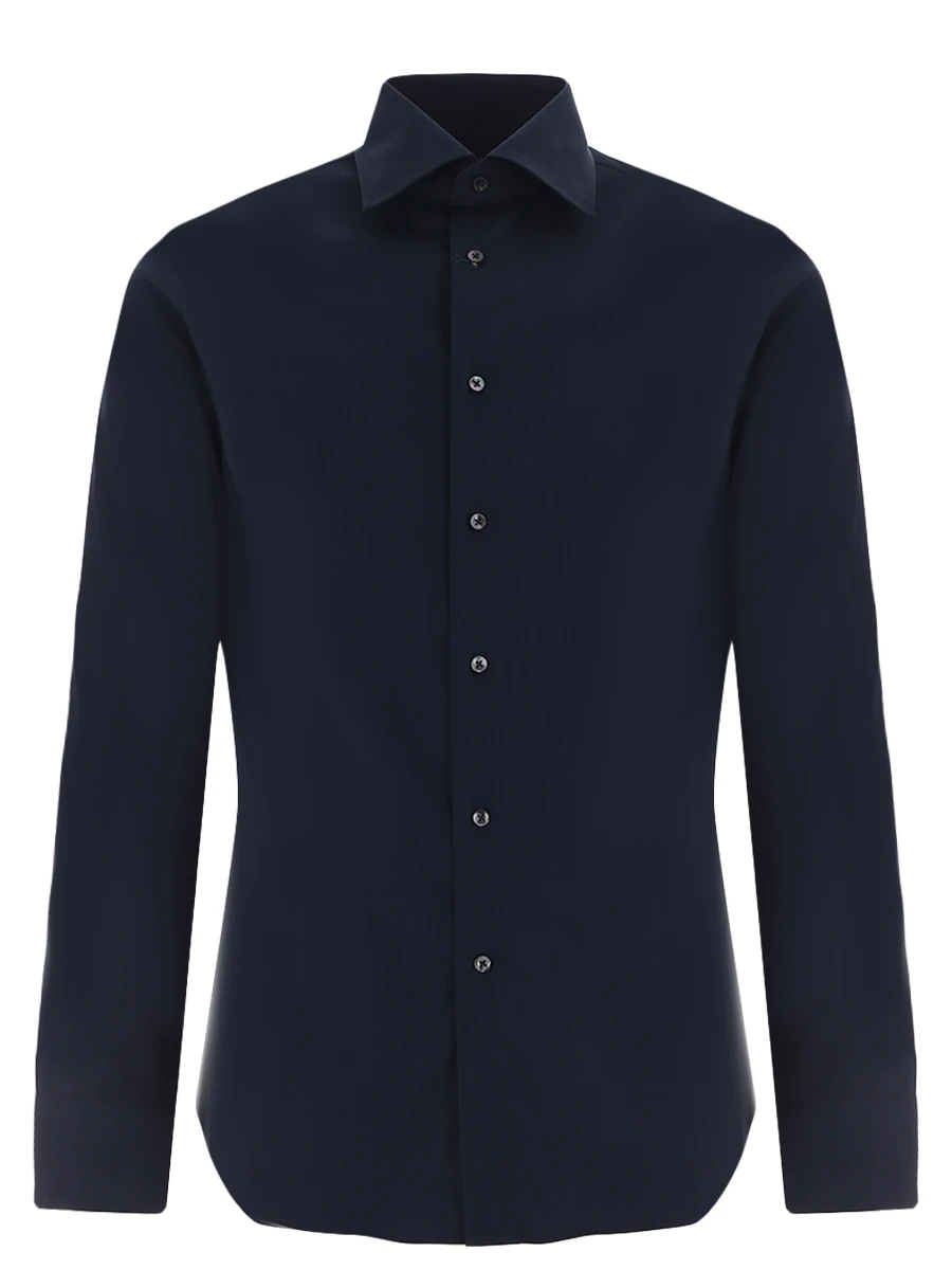 Рубашка Slim Fit хлопковая CANALI GA01222/301/X05, размер 54, цвет синий GA01222/301/X05 - фото 1