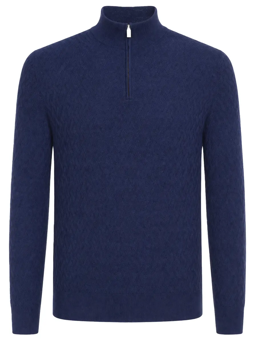 Джемпер шерстяной CANALI MK01670/305/C0015 Синий 