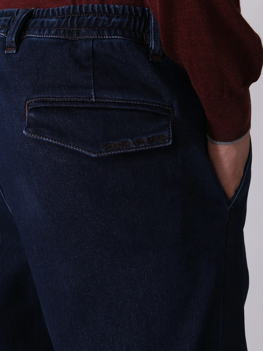 Джинсы Slim Fit хлопковые SCISSOR SCRIPTOR AURELIO T138 W1 Синий  Фото 5