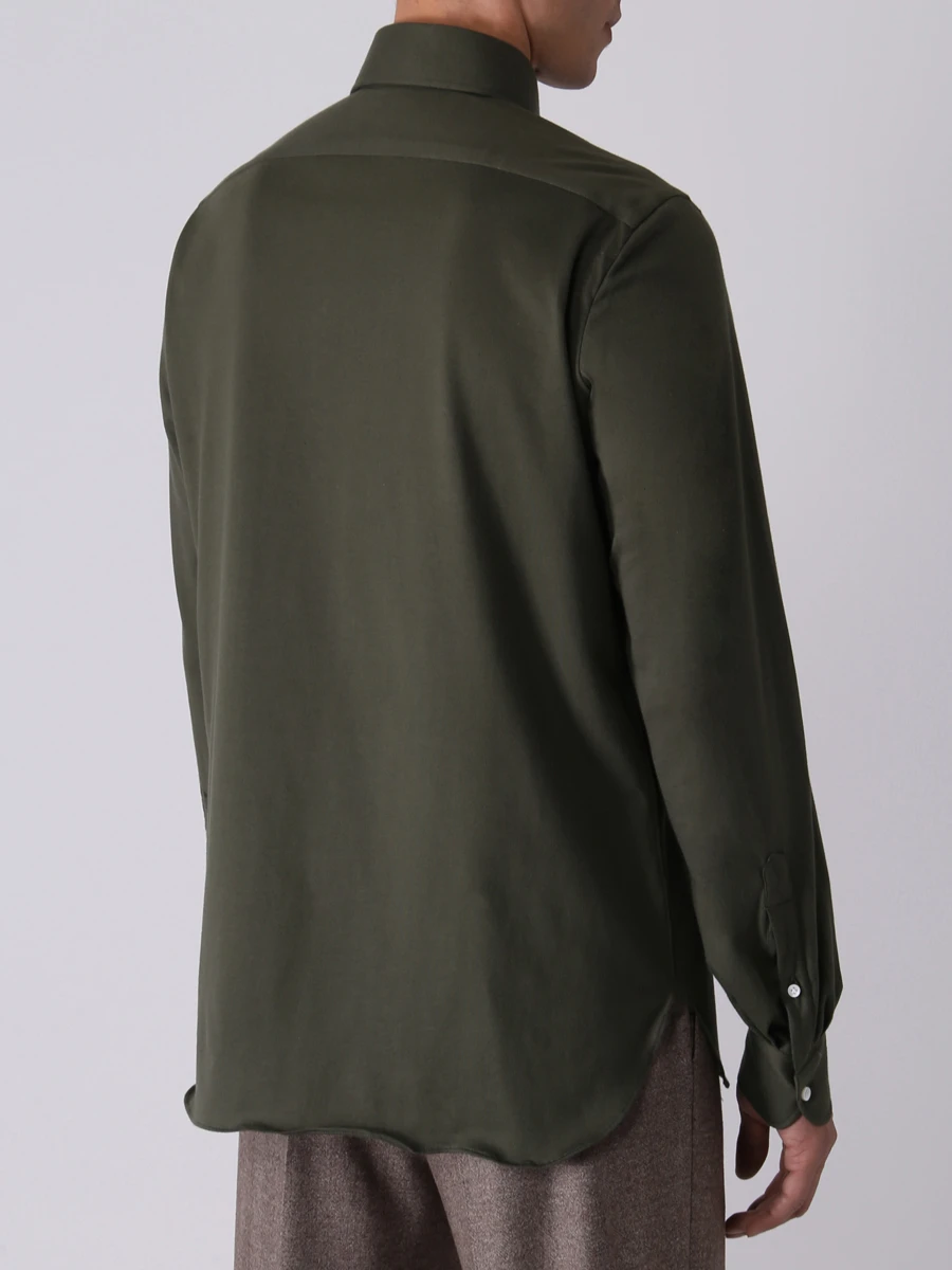 Рубашка Regular Fit хлопковая LUIGI BORRELLI SR 1303/04CAPRI/BR/VERDE, размер 52, цвет зеленый SR 1303/04CAPRI/BR/VERDE - фото 3