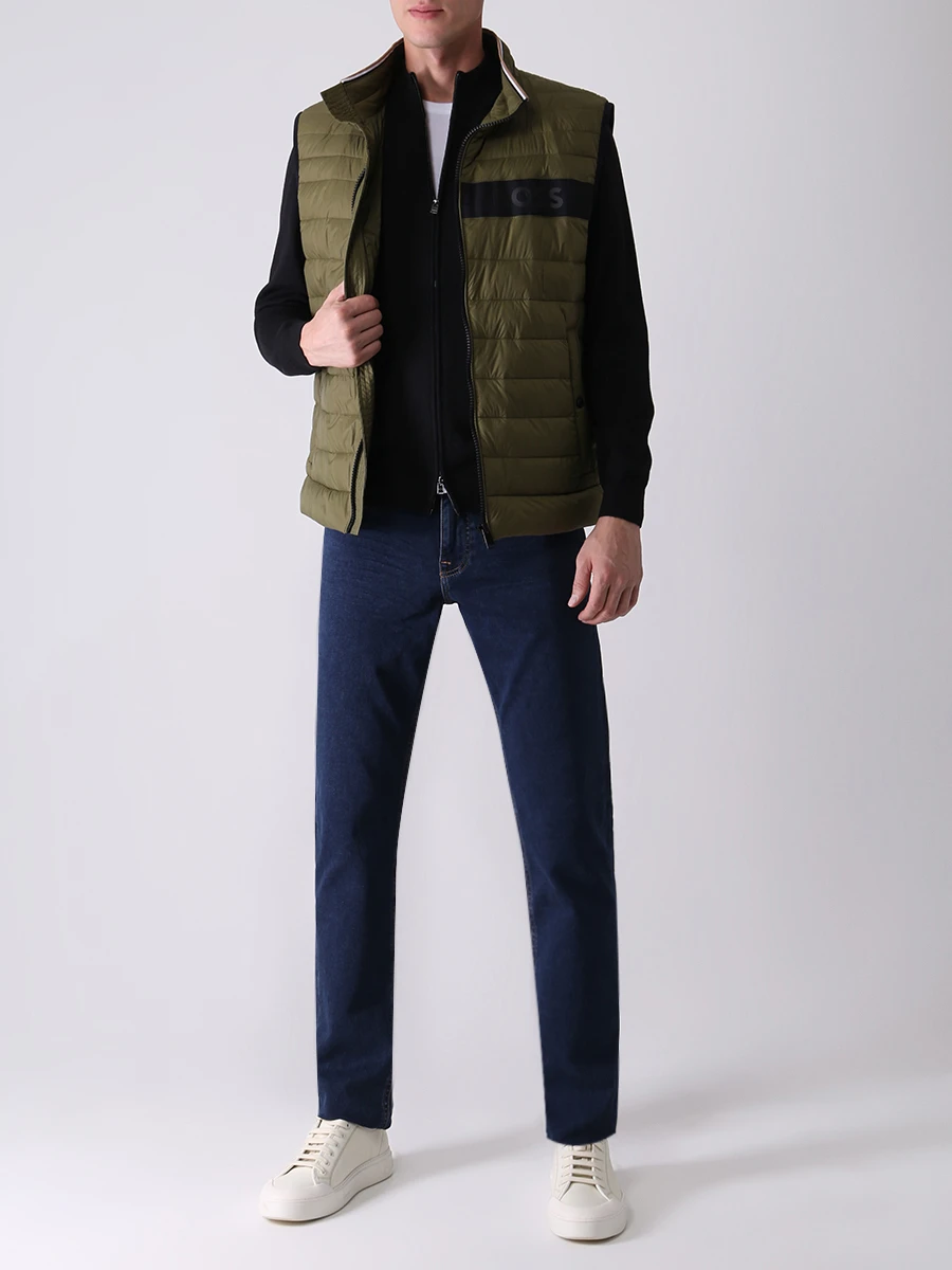 Жилет стеганый BOSS 50464300/380 Зеленый  Фото 2