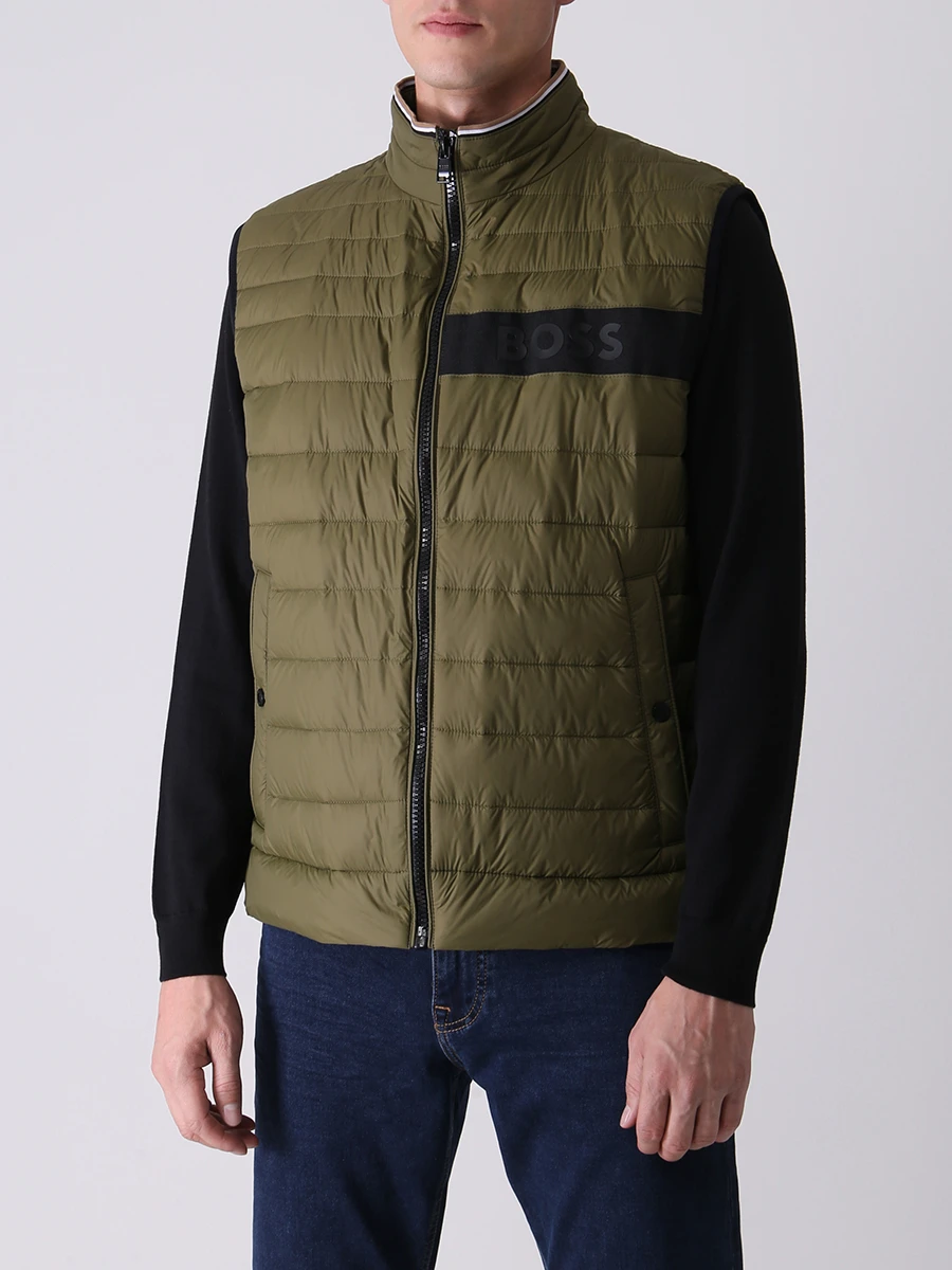 Жилет стеганый BOSS 50464300/380 Зеленый  Фото 4