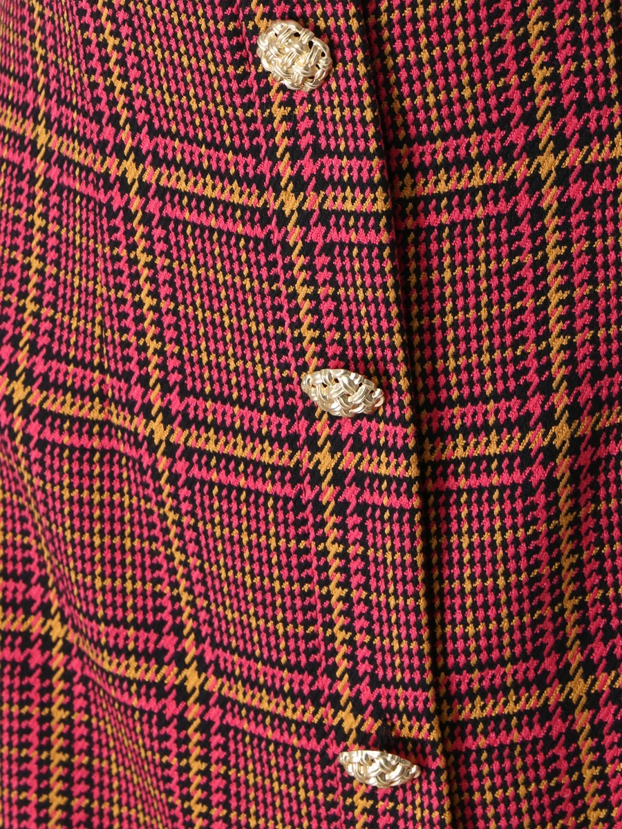 Юбка хлопковая в клетку BOTROIS SKU0748317 Клетка  Фото 5