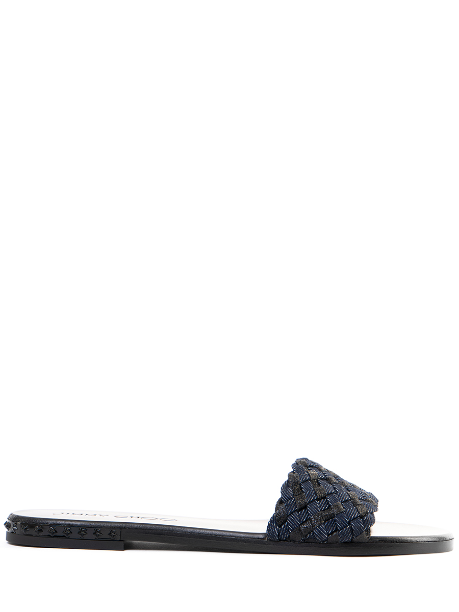 Шлепанцы текстильные JIMMY CHOO