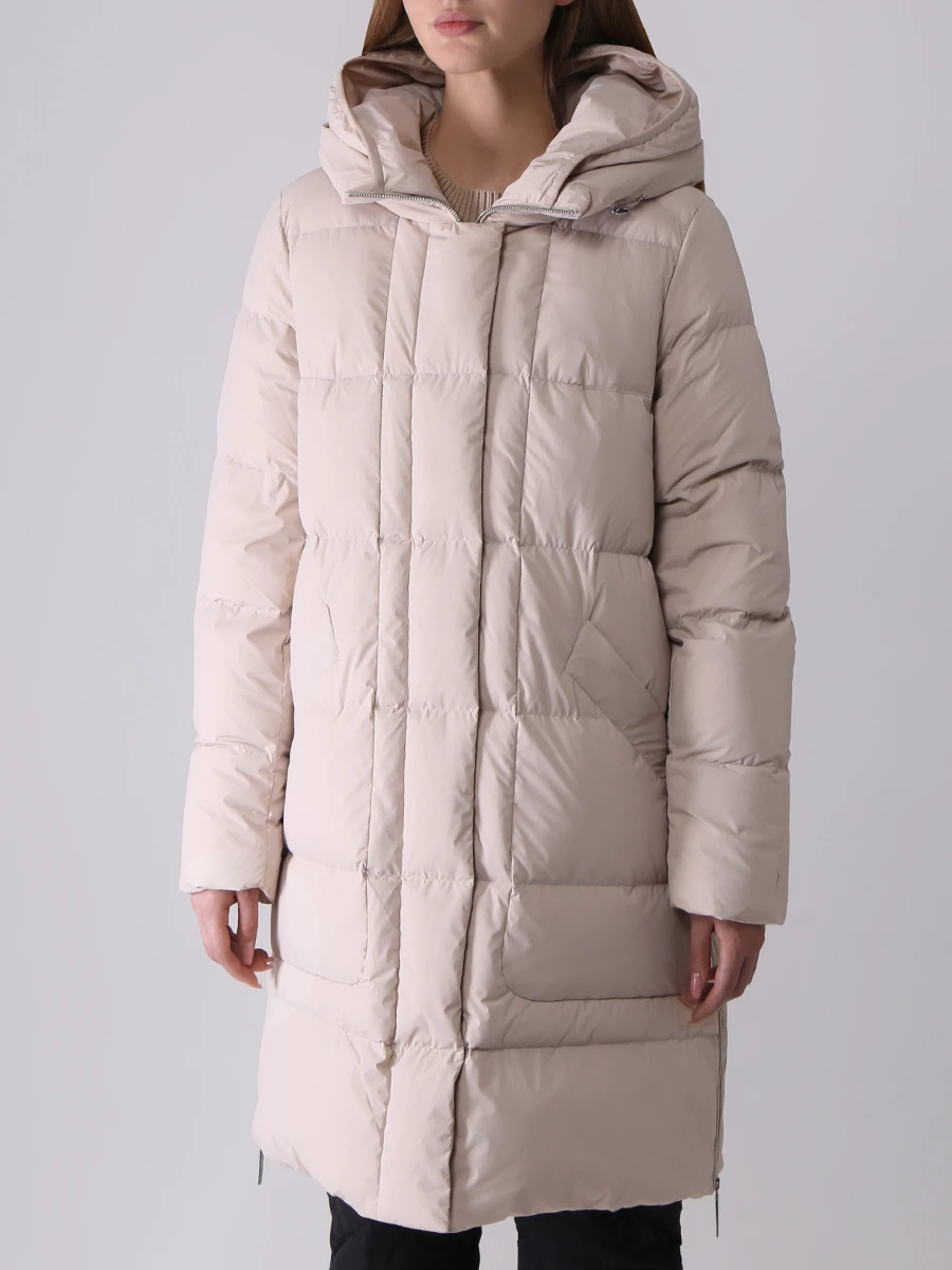 

Пуховик стеганый, Кремовый, 181.W22.016