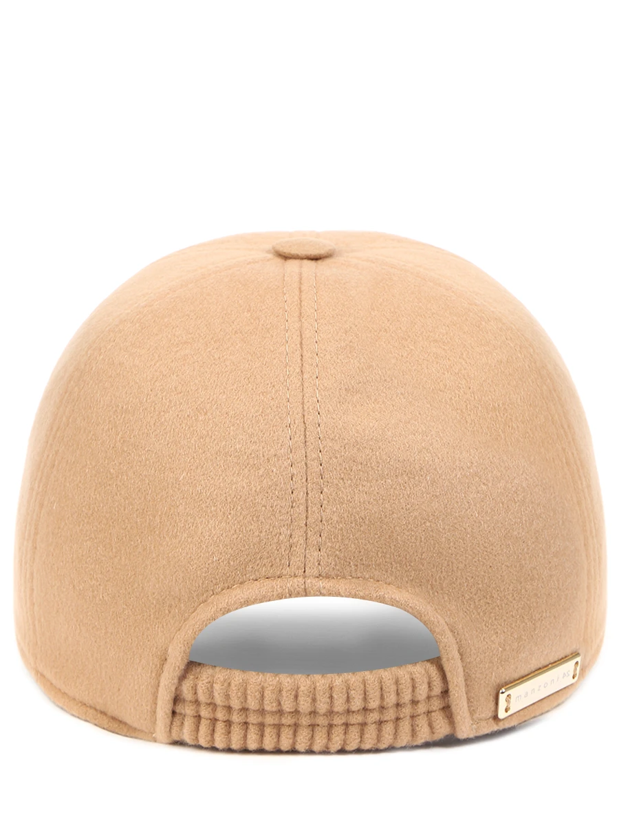 Бейсболка шерстяная MANZONI 24 22M405 DB1 Бежевый  Фото 2