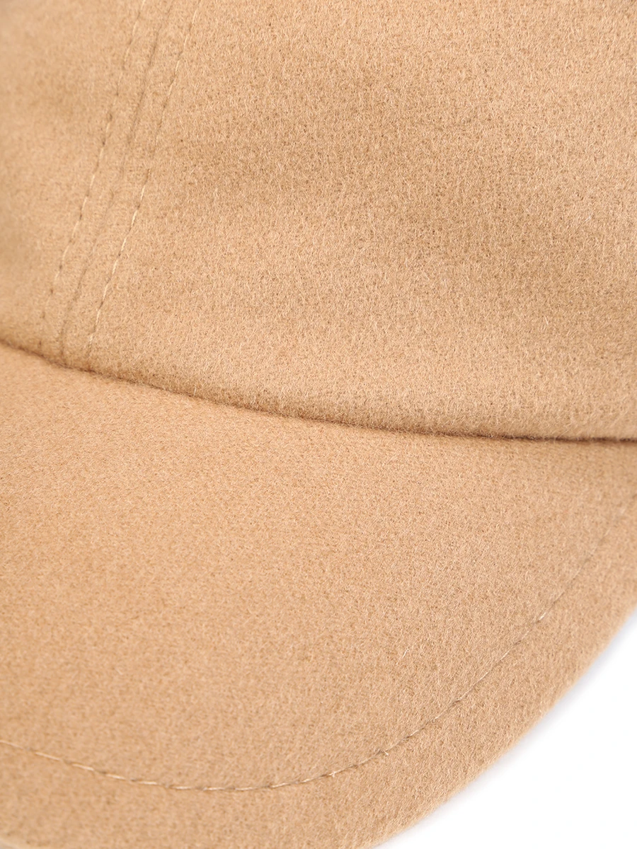 Бейсболка шерстяная MANZONI 24 22M405 DB1 Бежевый  Фото 3