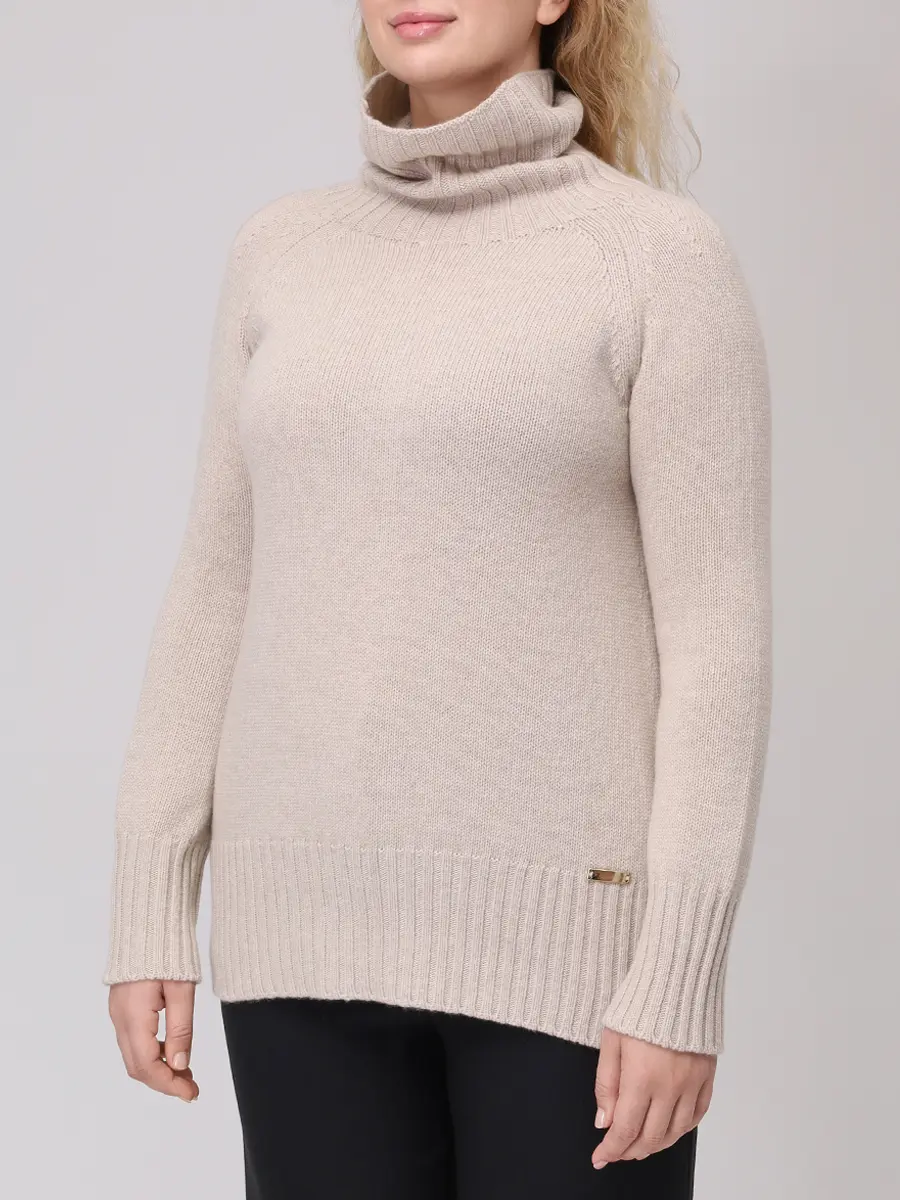 

Свитер шерстяной, Бежевый, 22M563 X