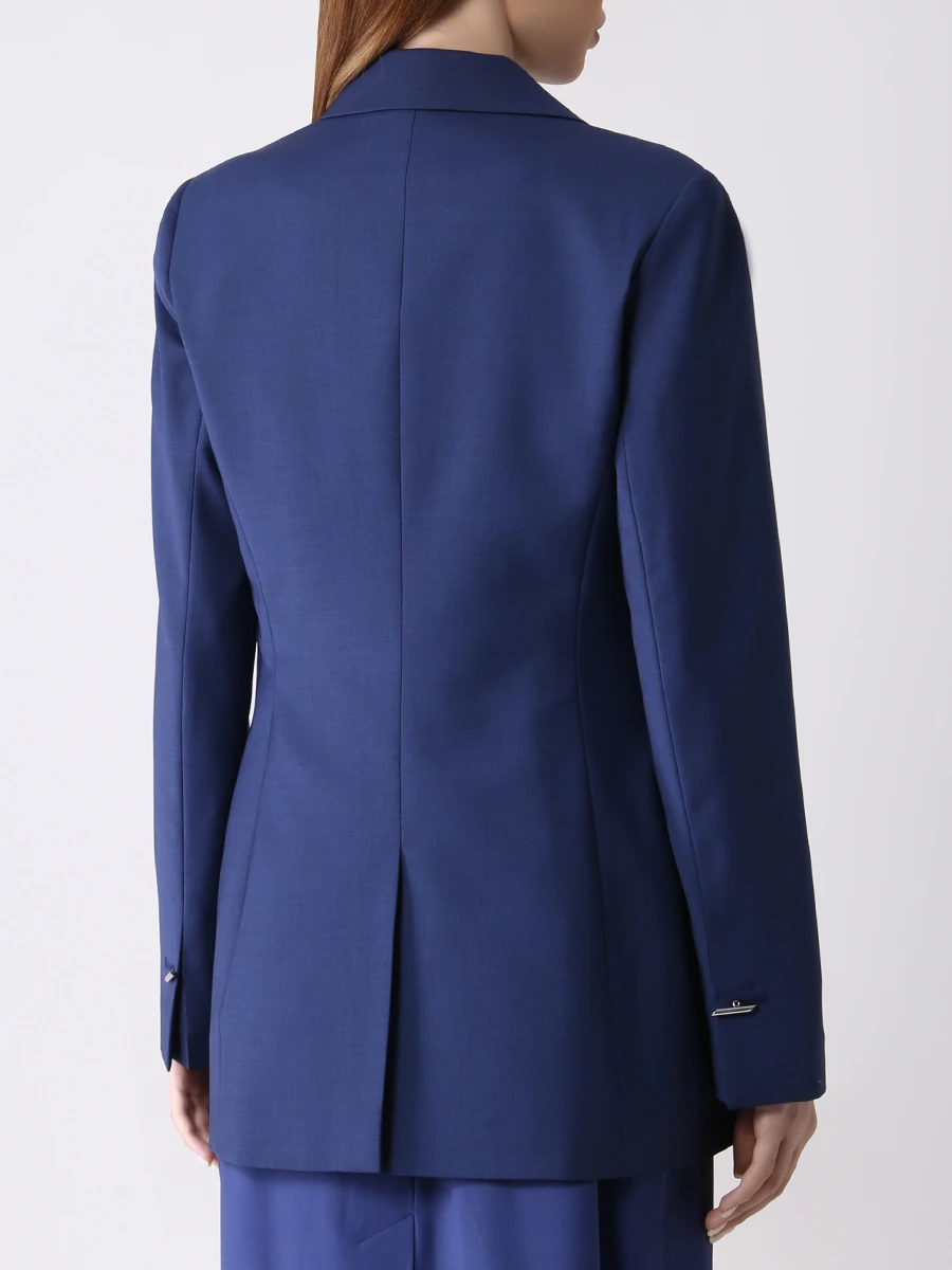 Пиджак шерстяной VASSA&CO V225293N-1919 C67, размер 42, цвет синий - фото 3