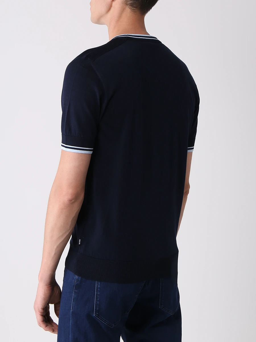 

Футболка хлопковая, Синий, 50471019/404