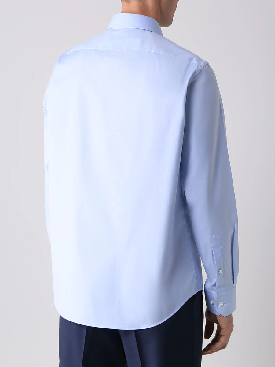 Рубашка Regular Fit хлопковая BOSS 50479948/450, размер 58, цвет голубой 50479948/450 - фото 3