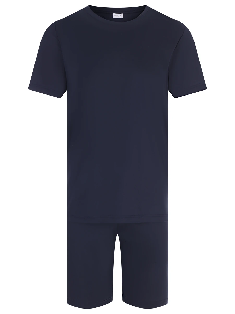 Пижама хлопковая ZIMMERLI 286-61100/447, размер 48, цвет синий 286-61100/447 - фото 1