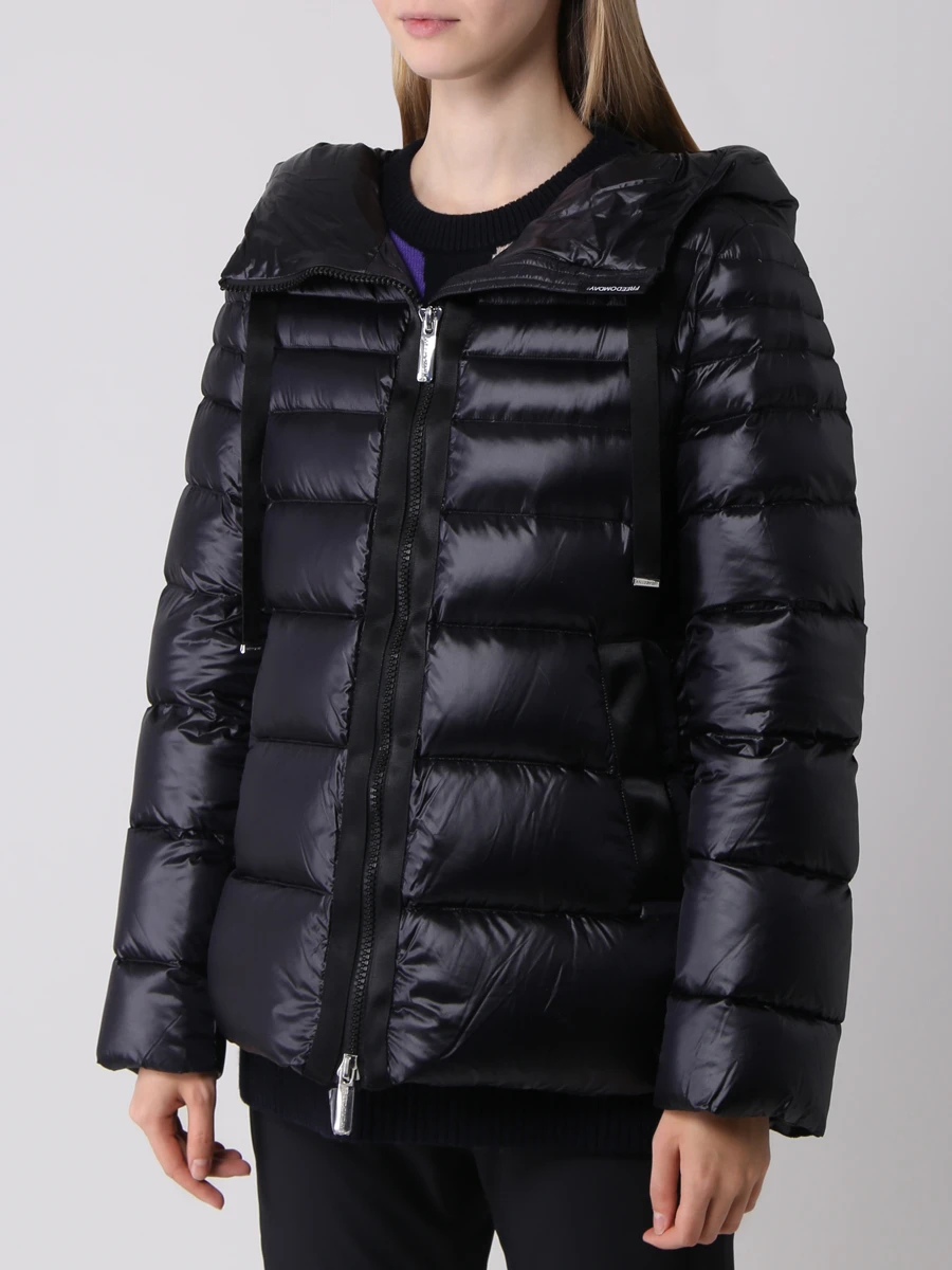 Пуховик стеганый FREEDOMDAY IFRW2612AD767-RD Черный  Фото 4