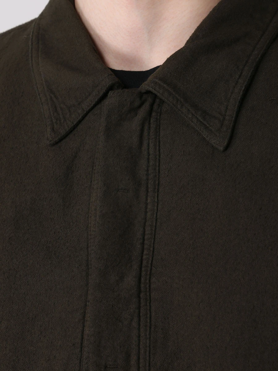 Рубашка хлопковая ANDREA YA’AQOV 22MFLA19, размер 48, цвет зеленый - фото 5