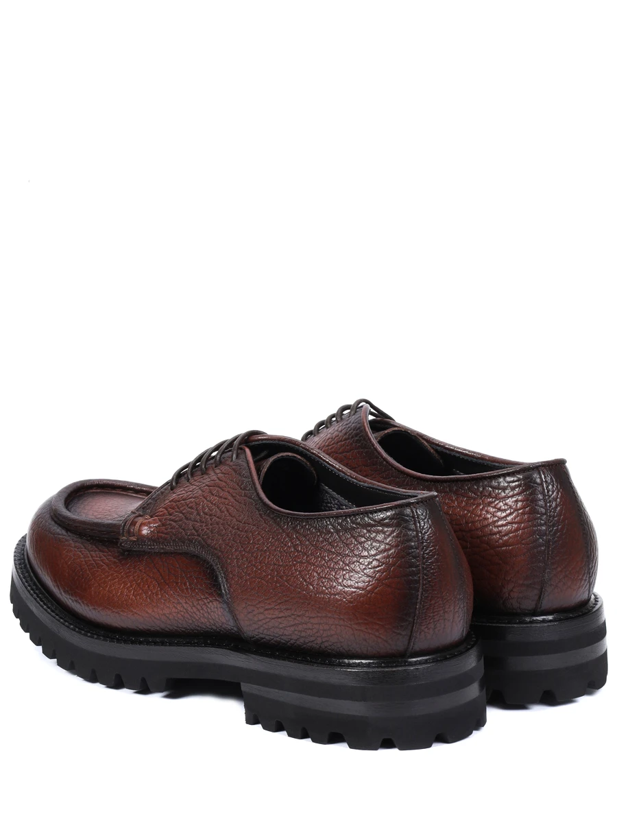 

Дерби кожаные на байке, Коричневый, 0212003.25680801