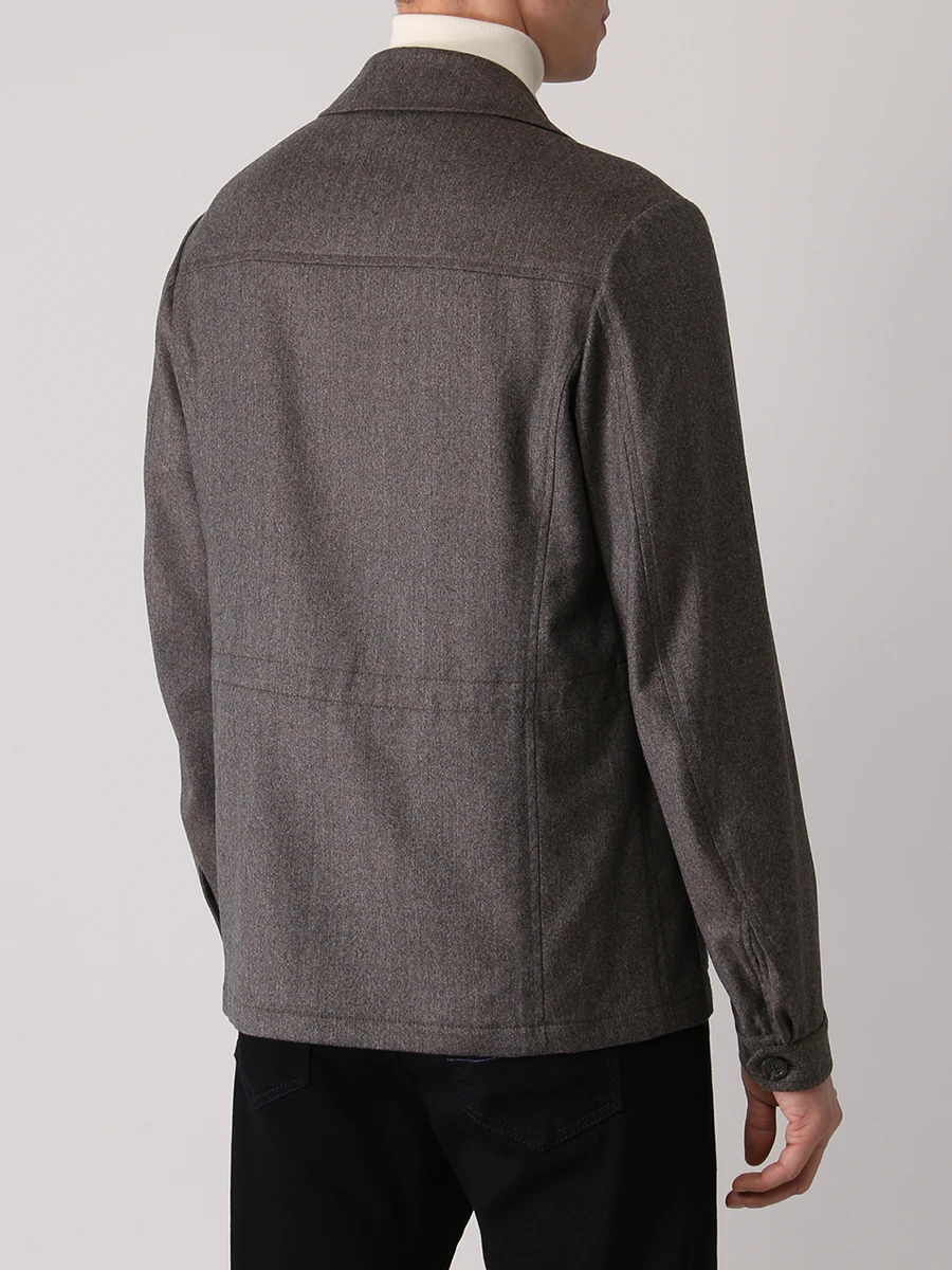 Куртка шерстяная CANALI SR01809/701/O30347 Коричневый  Фото 3